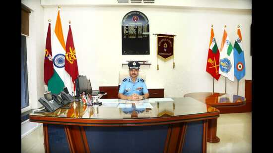 Military Institute of Technology (MILIT) in Girinagar, Pune announced Air Vice Marshal Vivek Singh Blouria as new commandant. (HT PHOTO)