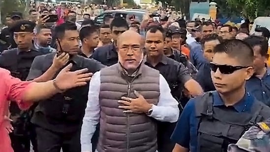 Manipur Chief Minister N. Biren Singh. (PTI)