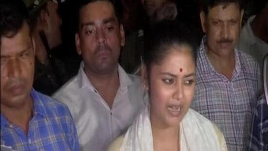Trinamool Congress (TMC) youth wing president Saayoni Ghosh (Twitter/@ANI)