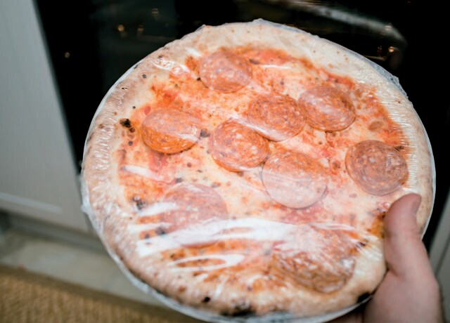 Some packaged food like frozen pizza could have three times as much salt as one would use if one made the dish at home.