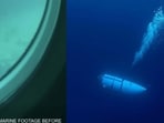 The reel, which appears to have been taken down now, was captioned, “MISSING TITANIC SUBMARINE FOOTAGE BEFORE DISAPPEARANCE!!" (Facebook screenshot, Photo by Handout / OceanGate Expeditions / AFP) The reel, which appears to have been taken down now, was captioned, “MISSING TITANIC SUBMARINE FOOTAGE BEFORE DISAPPEARANCE!!" (Facebook screenshot, Photo by Handout / OceanGate Expeditions / AFP)