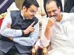 Maharashtra deputy CMs Devendra Fadnavis (left) and Ajit Pawar on Sunday (Anshuman Poyrekar/HT Photo) Maharashtra deputy CMs Devendra Fadnavis (left) and Ajit Pawar on Sunday (Anshuman Poyrekar/HT Photo)