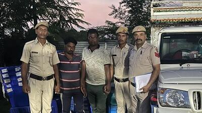 Two held in Gurugram for stealing bridge construction materials Two held in Gurugram for stealing bridge construction materials