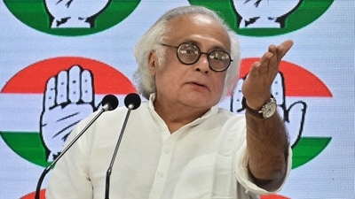 Congress General Secretary in-charge Communications Jairam Ramesh addresses a press conference. (ANI) Congress General Secretary in-charge Communications Jairam Ramesh addresses a press conference. (ANI)