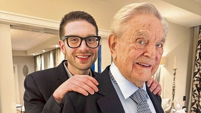 George Soros is seen with his son Alexander. (Reuters) George Soros is seen with his son Alexander. (Reuters)