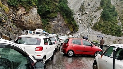 Earlier on Friday morning, Badrinath national highway was shut due to a landslide after it reopened for traffic. (Representational Image) (File) (ANI) Earlier on Friday morning, Badrinath national highway was shut due to a landslide after it reopened for traffic. (Representational Image) (File) (ANI)