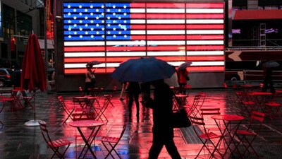 Rainy weather is expected to continue in New York on Tuesday (Getty Images) Rainy weather is expected to continue in New York on Tuesday (Getty Images)