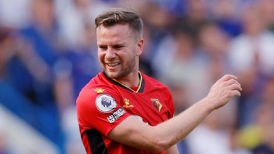 Watford's Tom Cleverley reacts during a Premier League game (Action Images via Reuters)