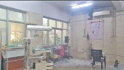 The incident took place around 2 pm when the AC stabilizer exploded, causing smoke to fill the ward.