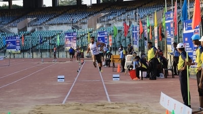 Triple jumper Abdulla Aboobacker (AFI) Triple jumper Abdulla Aboobacker (AFI)