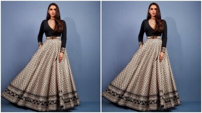 Aditi decked up in a minimal makeup look and let her stunning ensemble do all the talking. In nude eyeshadow, mascara-laden eyelashes, feathered eyebrows, contoured cheeks and a shade of nude lipstick, Aditi looked like a dream.&nbsp; (Instagram/@aditiraohydari)