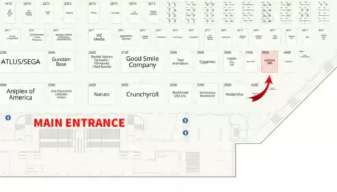 Animate location at Anime Expo 2023 Animate location at Anime Expo 2023
