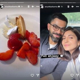 Anushka also posed for a photo with Virat. Anushka also posed for a photo with Virat.