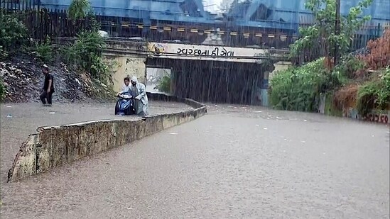 "The government is working hard to provide all possible help to the people affected by the flood-like situation in many places due to heavy rains in Gujarat. Talked to Chief Minister @Bhupendrabjp and got information about the situation. Teams of NDRF and SDRF as well as local administration are busy helping people in these areas. The central and state governments stand with the people in these difficult times," Shah tweeted.(ANI)