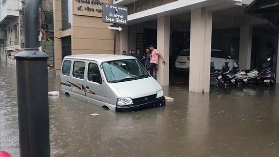 Several villages witnessed cut-off as roads were flooded or had been washed away, with the National and State Disaster Response Forces (NDRF and SDRF) engaged in operations to rescue stranded people, officials said.&nbsp;(ANI)