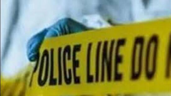 The crackdown against criminals was carried out during the night and was led by senior police officers. (HT Photo)