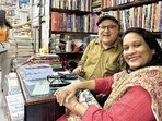 The Bamhi couple of Faqir Chand bookstore.