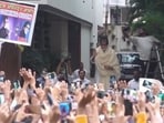 Amitabh Bachchan shared a new video from his Sunday meet with fans. Amitabh Bachchan shared a new video from his Sunday meet with fans.