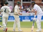 Stuart Broad wasn't going to leave his crease there after Jonny Bairstow's wicket. Stuart Broad wasn't going to leave his crease there after Jonny Bairstow's wicket.