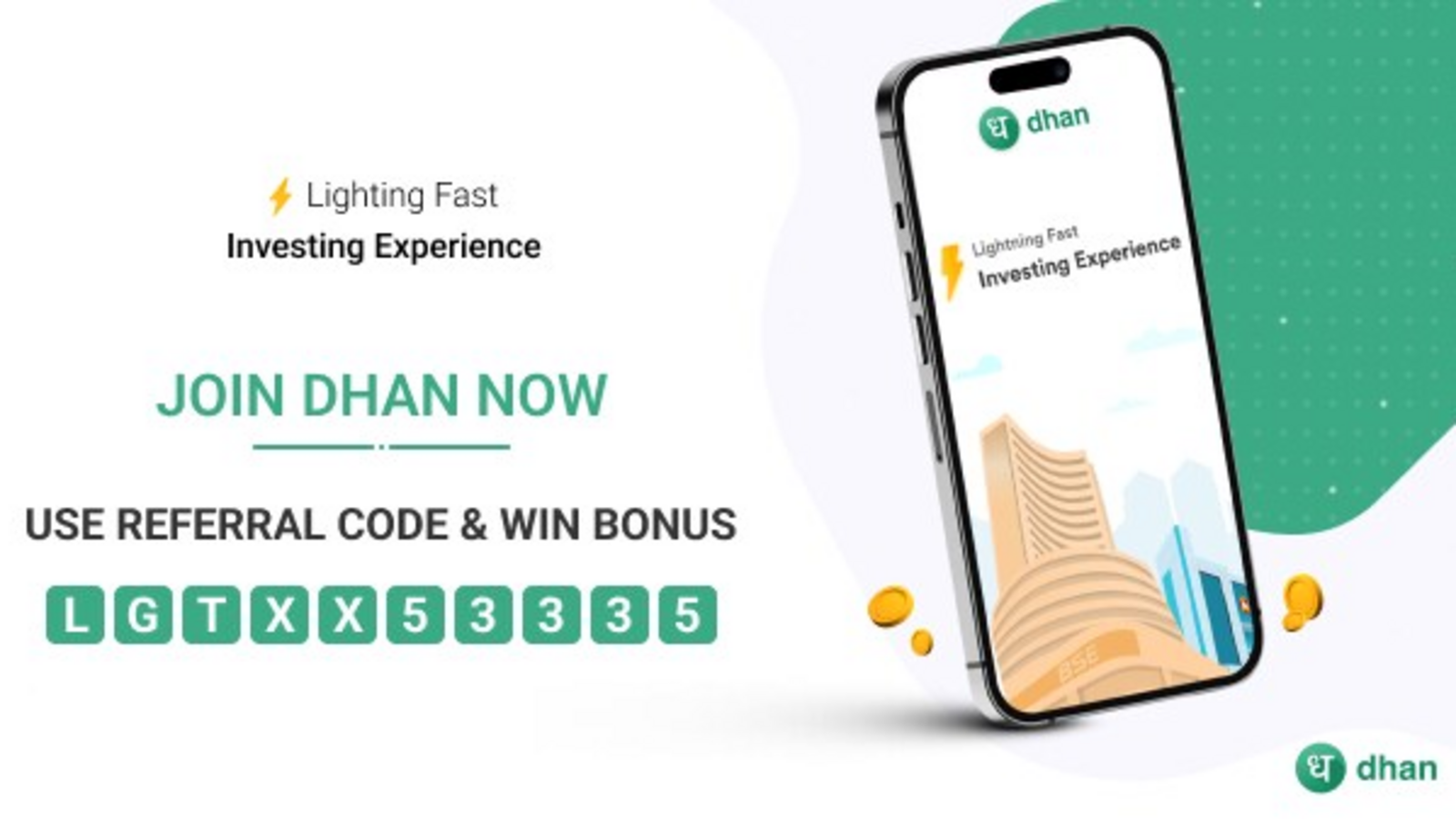 Open Free Demat Account with Dhan Referral Code LGTXX53335 & Get Benefits - Vimarsana News
