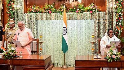 Baby Devi, wife of former Jharkhand minister late Jagarnath Mahto, was sworn in as the 11th member of the Hemant Soren government in Ranchi on Monday. (ANI) Baby Devi, wife of former Jharkhand minister late Jagarnath Mahto, was sworn in as the 11th member of the Hemant Soren government in Ranchi on Monday. (ANI)