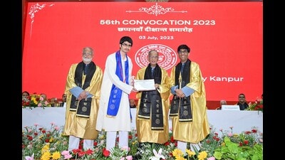 Farzan Adil Byramji was awarded the President’s Gold Medal during the 56th convocation of IIT-Kanpur on July 3. (Sourced)