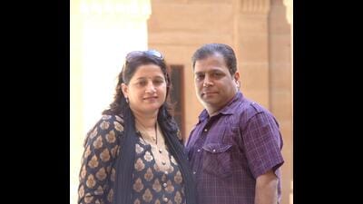 Kavita Seth with KK Seth
