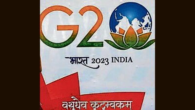 This report will feed into the eventual declaration during the G20 leaders’ summit in September in New Delhi (HT) This report will feed into the eventual declaration during the G20 leaders’ summit in September in New Delhi (HT)