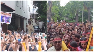 Amitabh Bachchan shared a new video from his Sunday meet with fans. Amitabh Bachchan shared a new video from his Sunday meet with fans.
