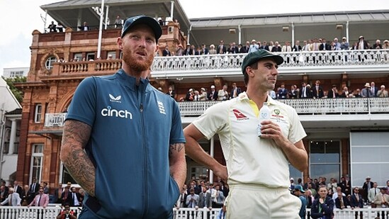 Ben Stokes and Pat Cummins shared contrasting views on Jonny Bairstow's dismissal. (Getty)