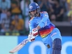 Yash Dhull of Delhi Capitals in action during IPL 2023. Yash Dhull of Delhi Capitals in action during IPL 2023.