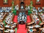 Karnataka governor Thaawarchand Gehlot addresses the joint session of state assembly, at Vidhana Soudha, in Bengaluru on Monday. (ANI) Karnataka governor Thaawarchand Gehlot addresses the joint session of state assembly, at Vidhana Soudha, in Bengaluru on Monday. (ANI)