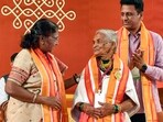 President Droupadi Murmu in Chikkaballapur district, Karnataka on Monday.