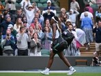 Coco Gauff leaves the court after being defeated by US player Sofia Kenin during their women's singles tennis match on the first day of the 2023 Wimbledon Coco Gauff leaves the court after being defeated by US player Sofia Kenin during their women's singles tennis match on the first day of the 2023 Wimbledon