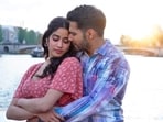 Janhvi Kapoor and Varun Dhawan in a still from Bawaal. 