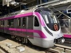 Services were affected on the Magenta line on Tuesday.