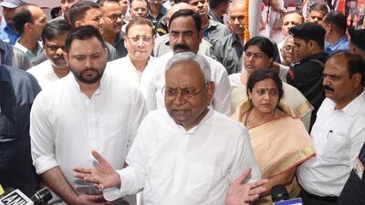 CM Nitish Kumar chaired the cabinet meeting. (HT)