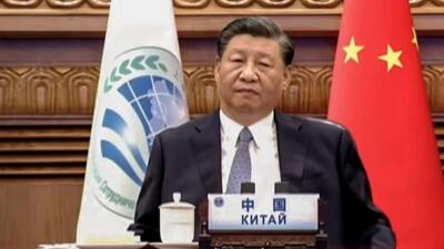 Chinese President Xi Jinping attends the Shanghai Cooperation Organisation summit via video conference, on Tuesday. (ANI)