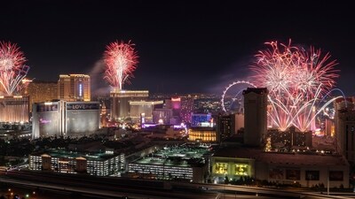 Fourth of July: Fireworks explode over Las Vegas during a 4th of July Fireworks show. (AP) Fourth of July: Fireworks explode over Las Vegas during a 4th of July Fireworks show. (AP)