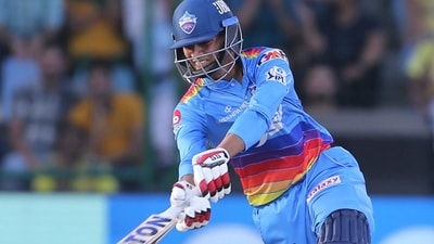 Yash Dhull of Delhi Capitals in action during IPL 2023. (AP) Yash Dhull of Delhi Capitals in action during IPL 2023. (AP)