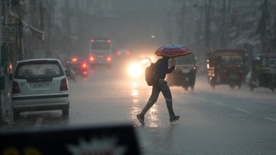 Mumbai may experience heavy downpours in the next four to five days, the IMD predicted on Monday. (AP) Mumbai may experience heavy downpours in the next four to five days, the IMD predicted on Monday. (AP)