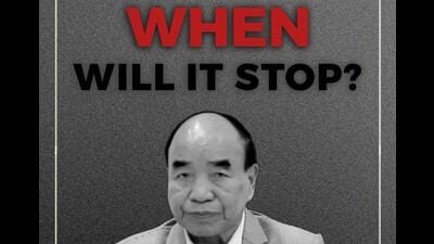 Mizoram chief minister Zoramthanga called for immediate steps to restore peace in Manipur (Twitter/ZoramthangaCM)