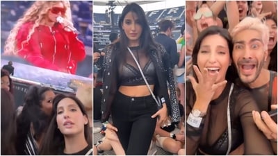 Nora Fatehi attends Beyoncé's Renaissance concert, shares video from the show. (Instagram) Nora Fatehi attends Beyoncé's Renaissance concert, shares video from the show. (Instagram)