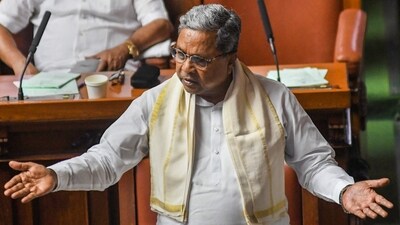 Karnataka Chief Minister Siddaramaiah speaks during the assembly session at Vidhana Soudha, in Bengaluru on Tuesday. (PTI) Karnataka Chief Minister Siddaramaiah speaks during the assembly session at Vidhana Soudha, in Bengaluru on Tuesday. (PTI)