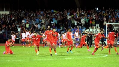 Sandhu's save after the shootout went into sudden death is what won India the title. (PTI) Sandhu's save after the shootout went into sudden death is what won India the title. (PTI)