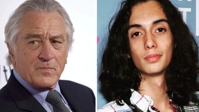Robert De Niro, his grandson Leandro De Niro Rodriguez (Twitter) Robert De Niro, his grandson Leandro De Niro Rodriguez (Twitter)