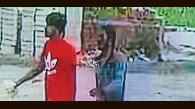 The CCTV grab of the accused released by Panchkula police. (HT Photo)