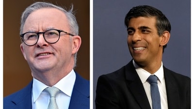 Australia PM Anthony Albanese and UK PM Rishi Sunak Australia PM Anthony Albanese and UK PM Rishi Sunak