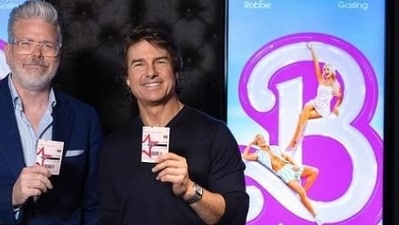 Tom Cruise lent his support to the double feature of Oppenheimer and Barbie Tom Cruise lent his support to the double feature of Oppenheimer and Barbie