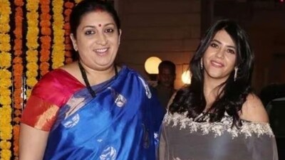 Smriti Irani got her first taste of success with Ekta Kapoor's serial Kyunki Saas Bhi Kabhi Bahu Thi.